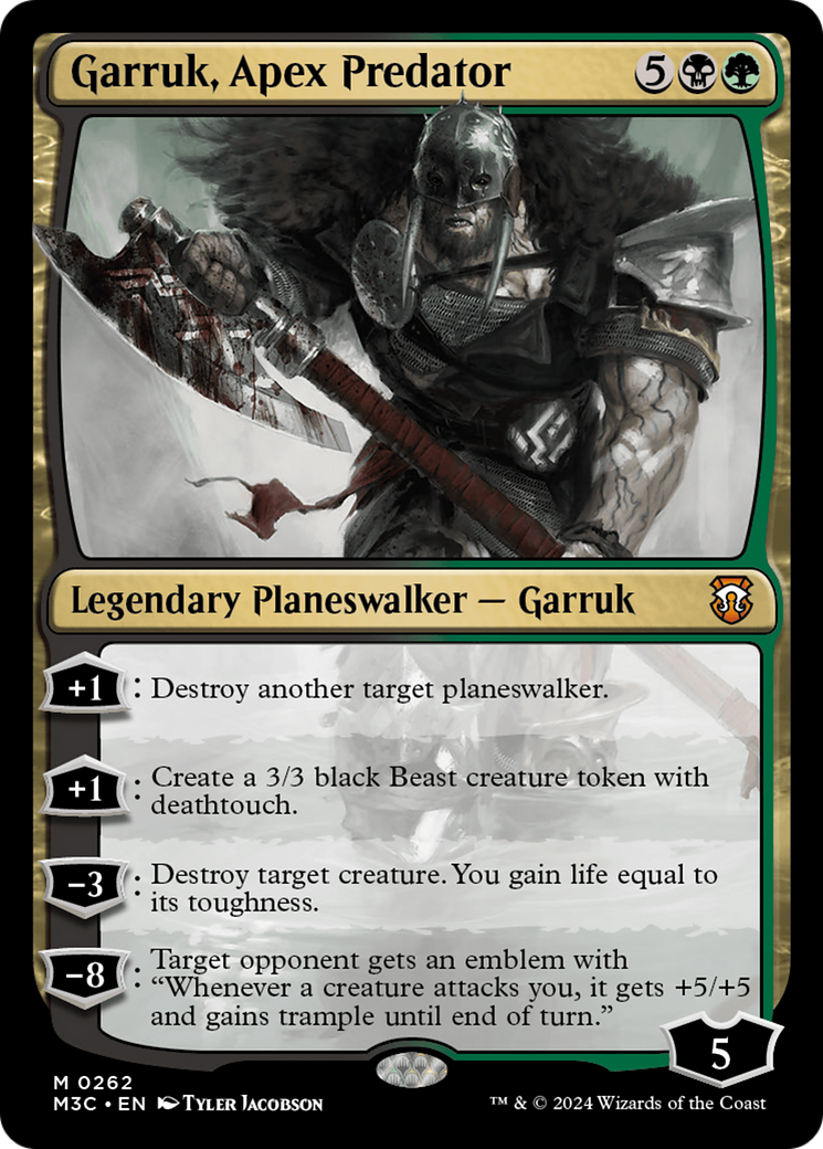 Garruk, Apex Predator (Ripple Foil) [Modern Horizons 3 Commander] | Odin's Place