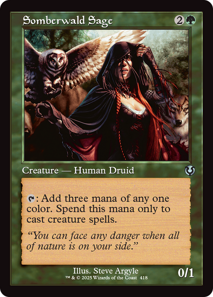 Somberwald Sage (Retro Frame) [Innistrad Remastered] | Odin's Place