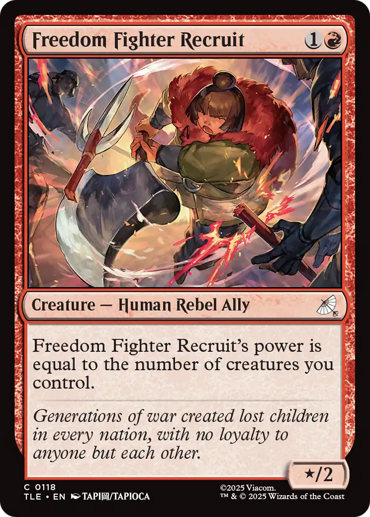Freedom Fighter Recruit [Avatar: The Last Airbender: Eternal-Legal] | Odin's Place