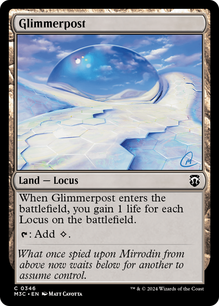 Glimmerpost (Ripple Foil) [Modern Horizons 3 Commander] | Odin's Place