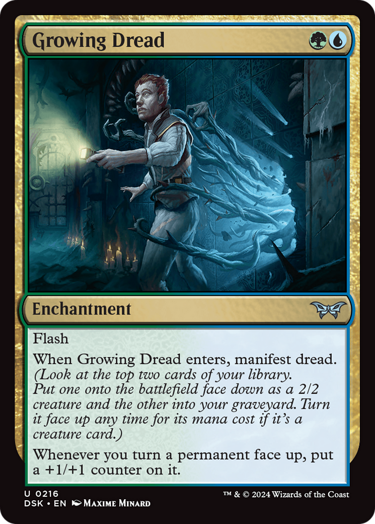Growing Dread [Duskmourn: House of Horror] | Odin's Place