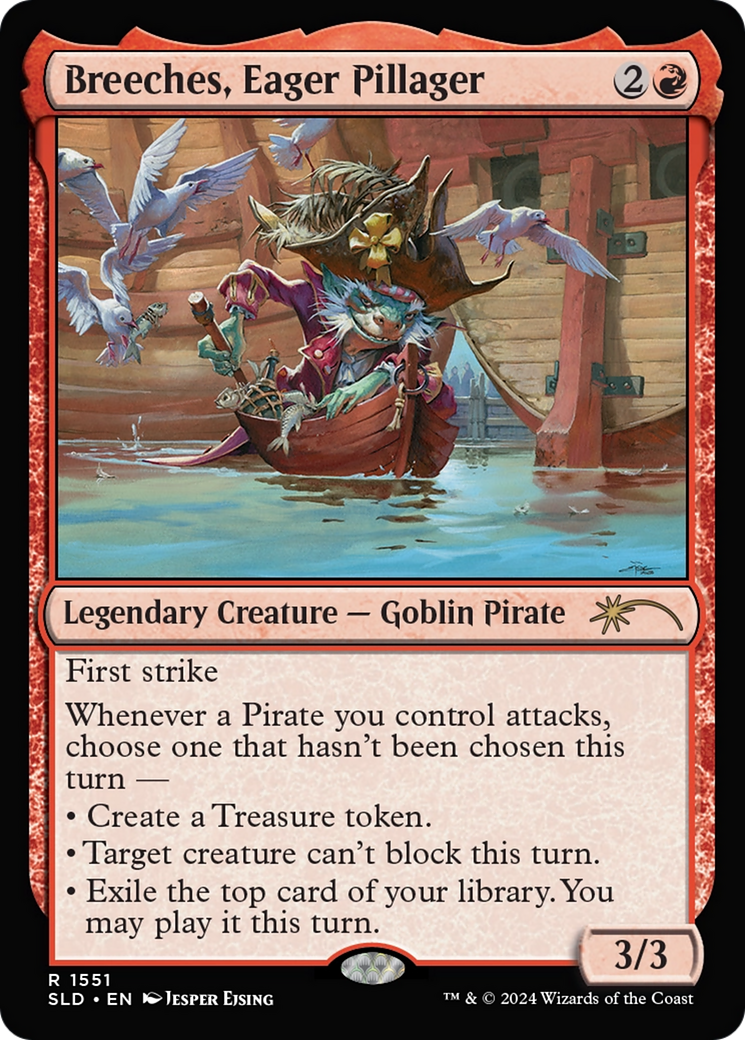 Breeches, Eager Pillager (Rainbow Foil) [Secret Lair Drop Series] | Odin's Place