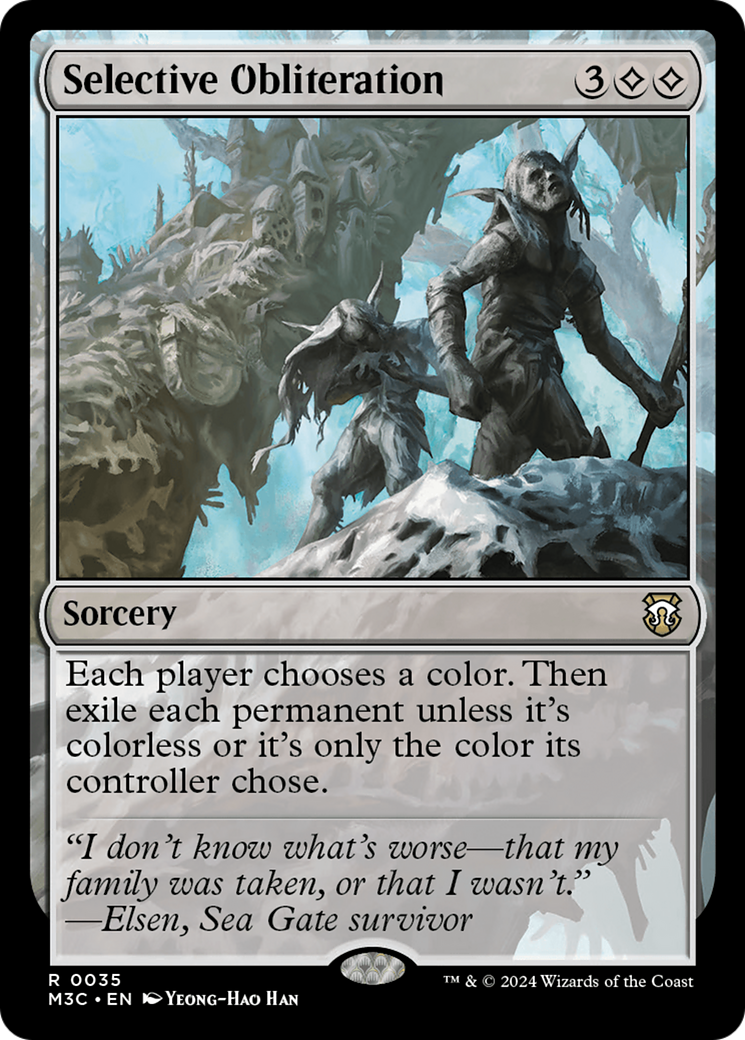 Selective Obliteration (Ripple Foil) [Modern Horizons 3 Commander] | Odin's Place
