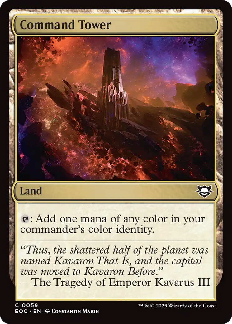 Command Tower [Edge of Eternities Commander] | Odin's Place