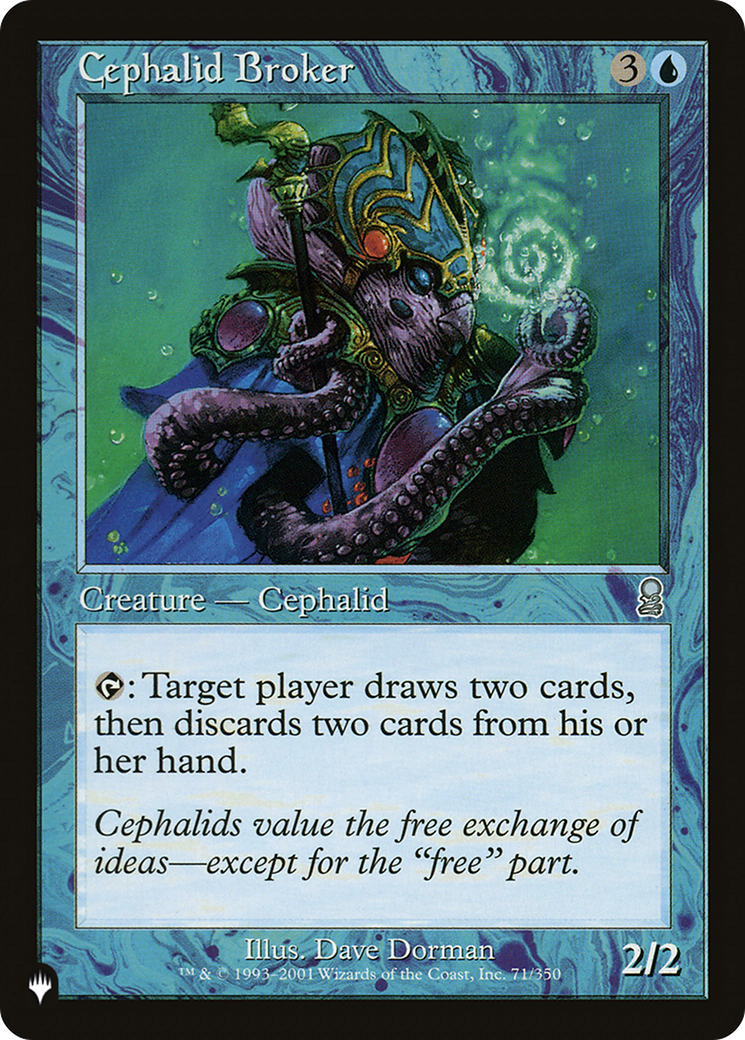Cephalid Broker [The List] | Odin's Place