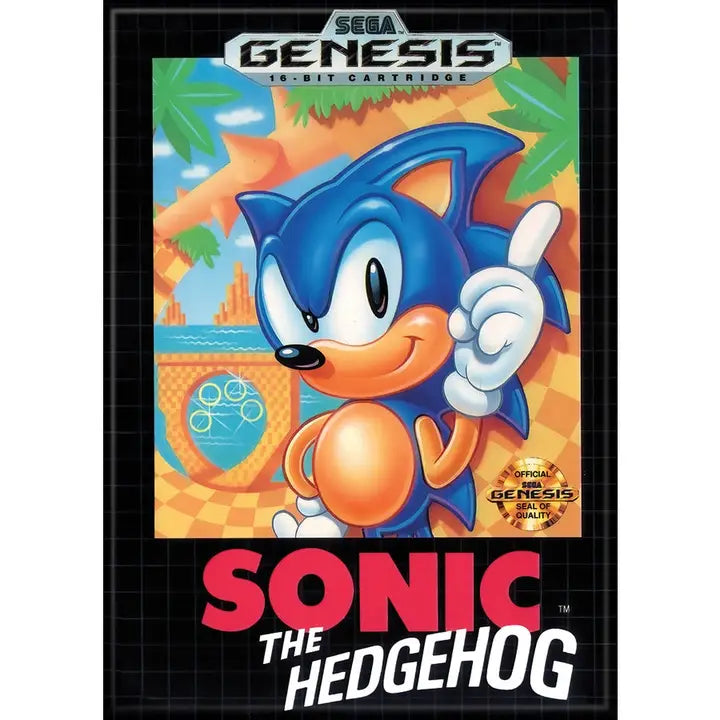 Sonic 16 Bit Cartridge Magnet | Odin's Place