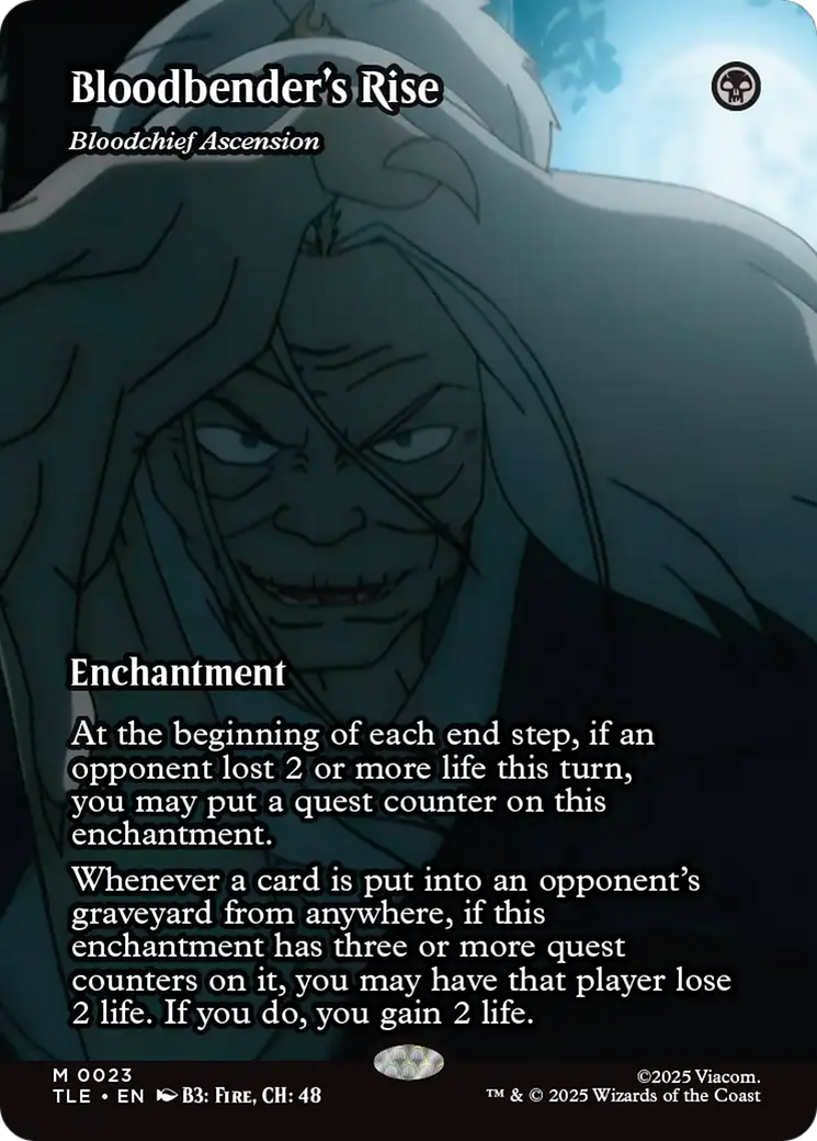 Bloodbender's Rise - Bloodchief Ascension (Borderless) [Avatar: The Last Airbender: Eternal-Legal] | Odin's Place