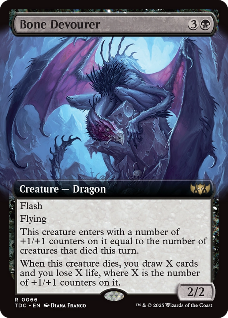 Bone Devourer (Extended Art) [Tarkir: Dragonstorm Commander] | Odin's Place