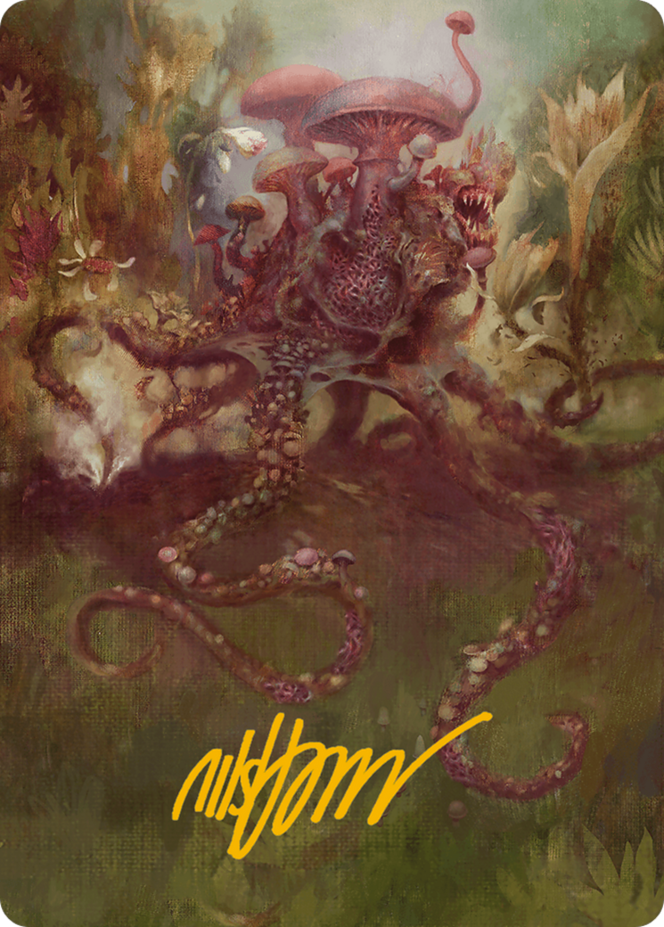 Sowing Mycospawn Art Card (Gold-Stamped Signature) [Modern Horizons 3 Art Series] | Odin's Place