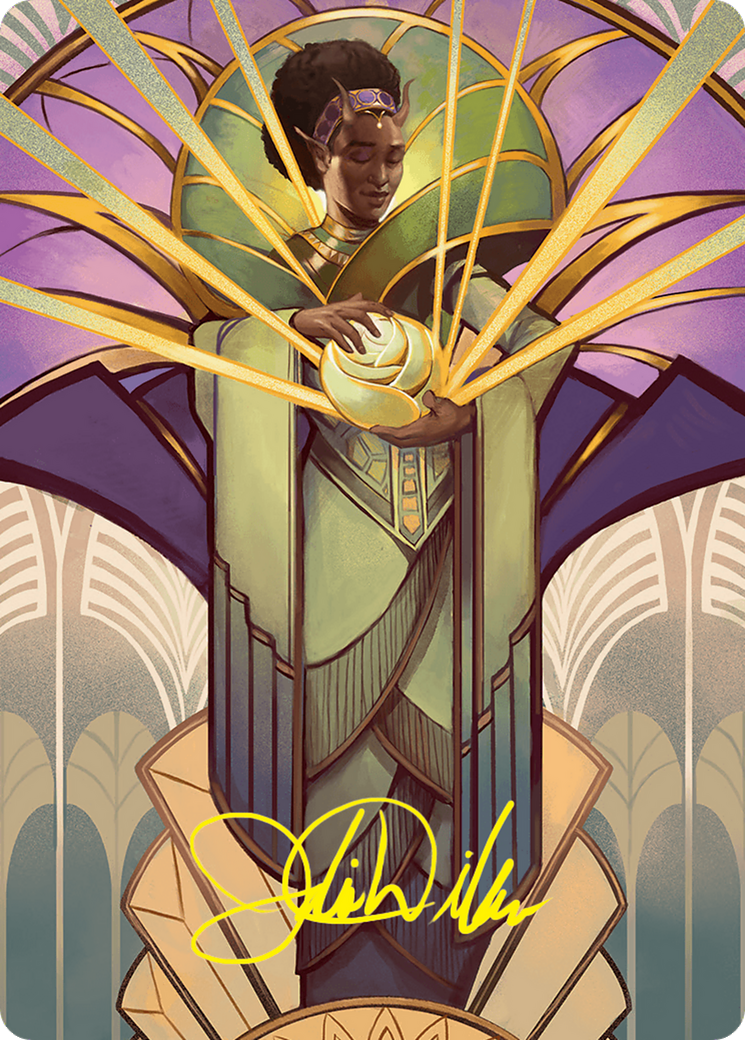 Bloom Tender Art Card (54/54) (Gold-Stamped Signature) [Foundations Art Series] | Odin's Place
