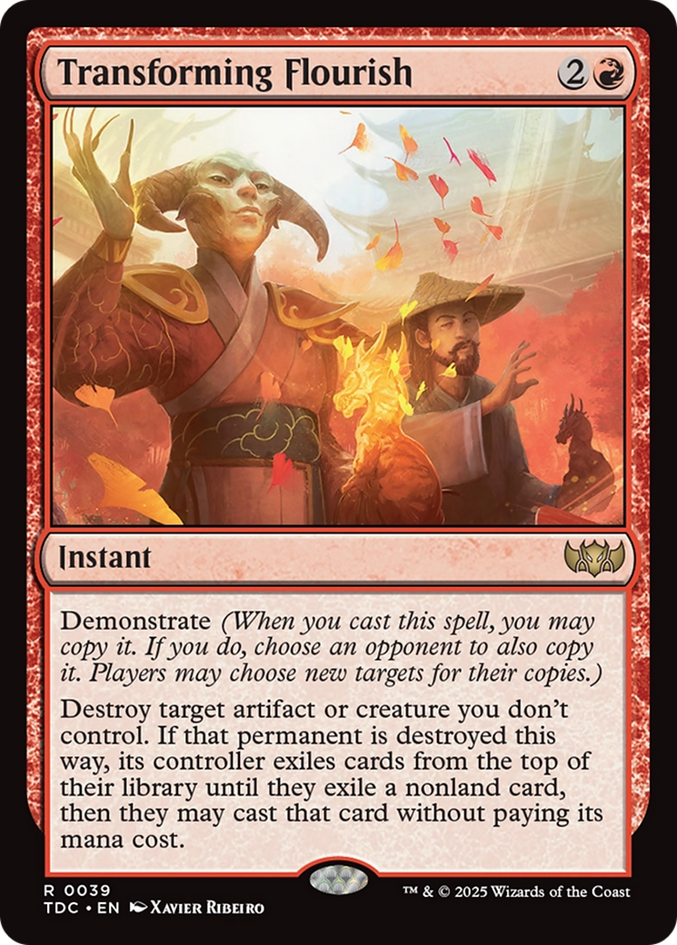 Transforming Flourish [Tarkir: Dragonstorm Commander] | Odin's Place