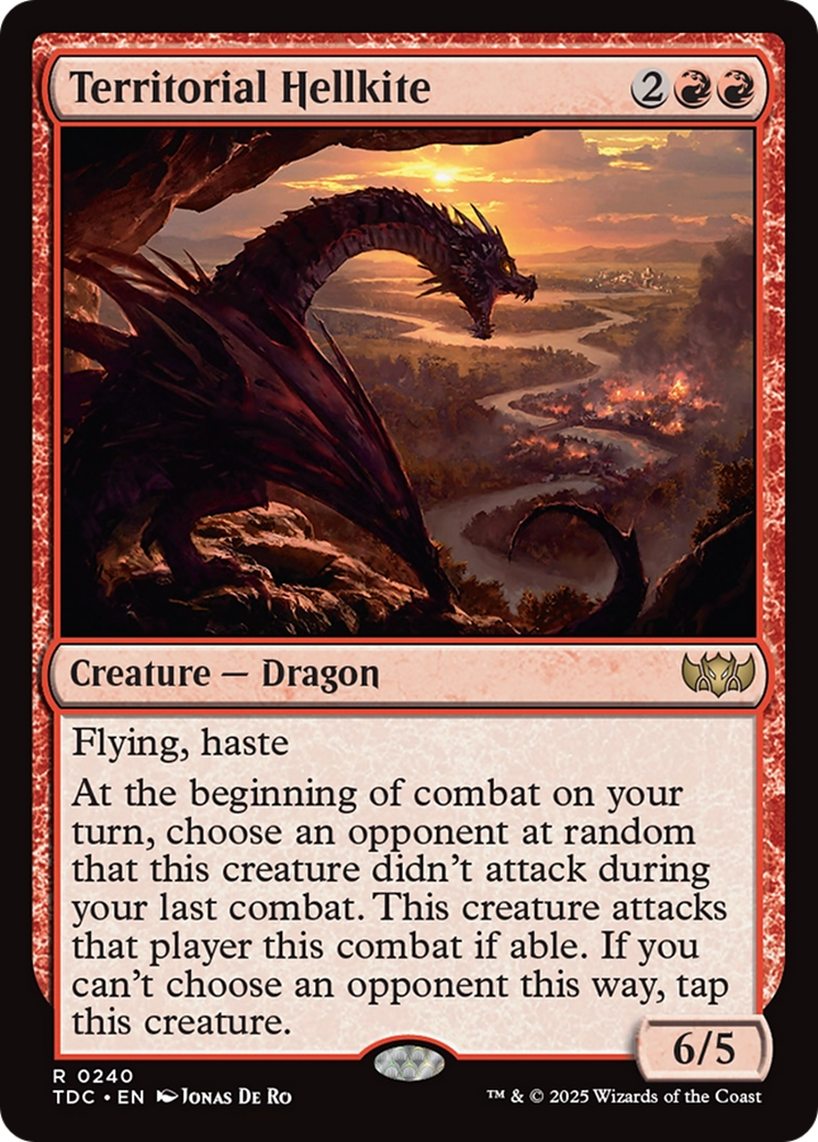 Territorial Hellkite [Tarkir: Dragonstorm Commander] | Odin's Place