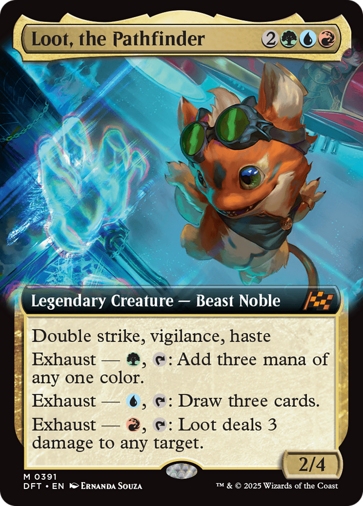 Loot, the Pathfinder (Extended Art) [Aetherdrift] | Odin's Place