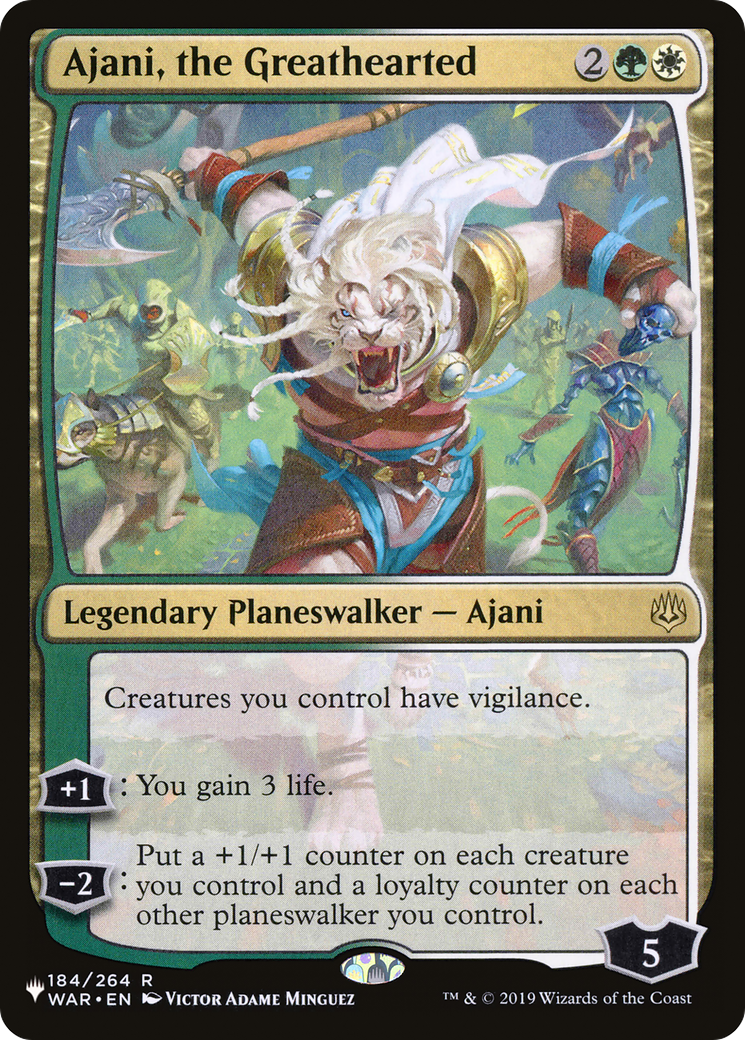 Ajani, the Greathearted [The List] | Odin's Place