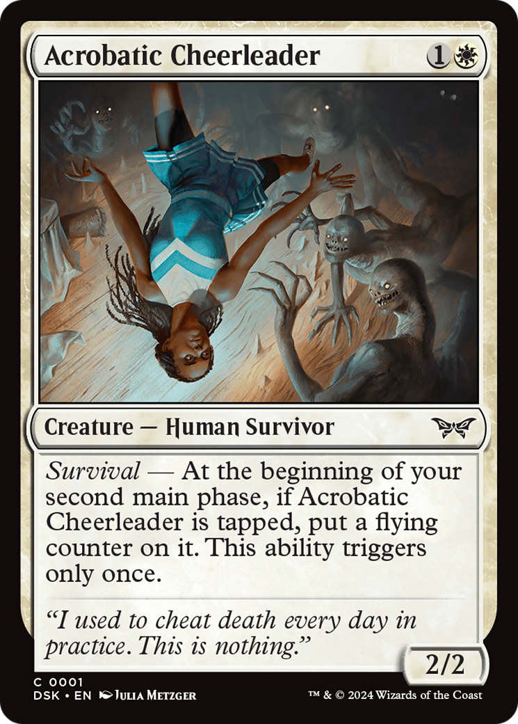 Acrobatic Cheerleader [Duskmourn: House of Horror] | Odin's Place