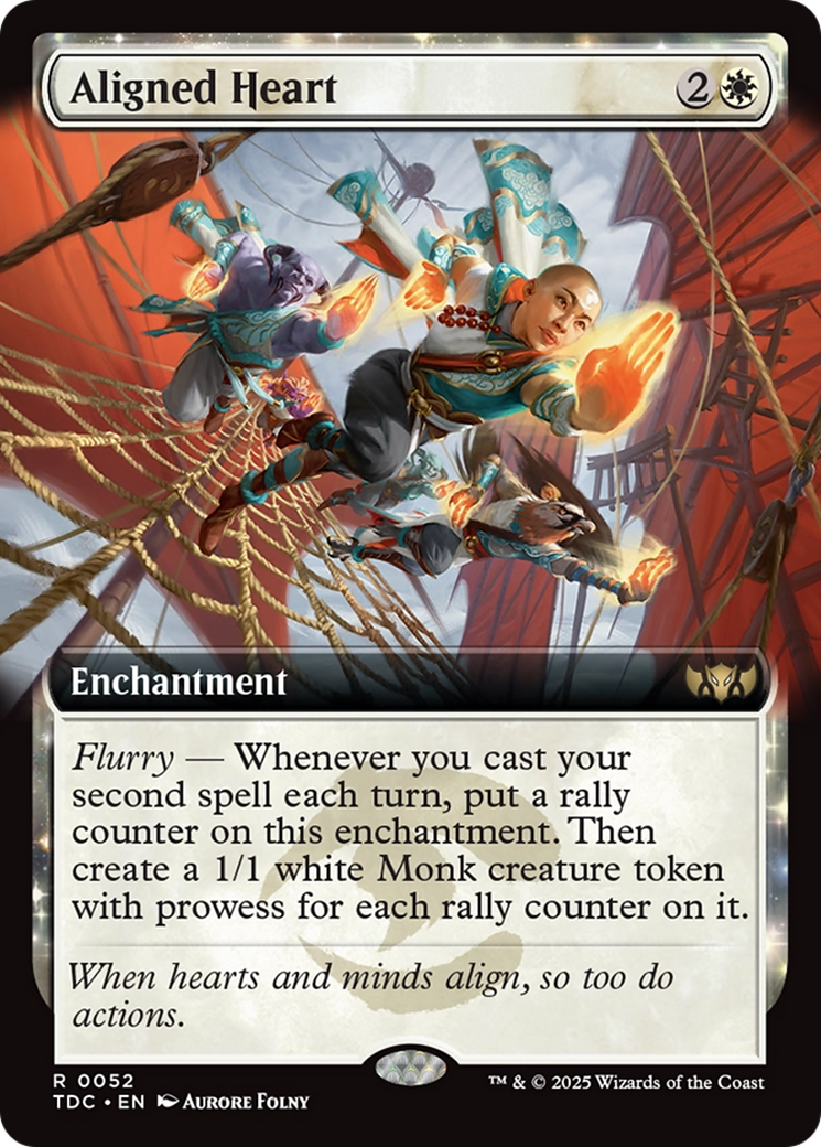 Aligned Heart (Extended Art) [Tarkir: Dragonstorm Commander] | Odin's Place