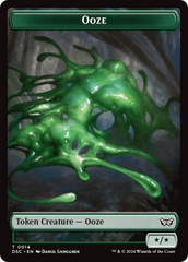 Insect (0011) // Ooze (0014) Double-Sided Token [Duskmourn: House of Horror Commander Tokens] | Odin's Place
