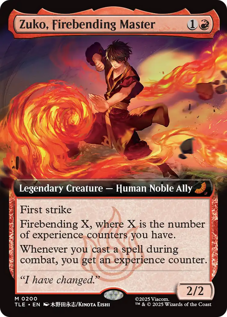 Zuko, Firebending Master (Extended Art) [Avatar: The Last Airbender: Eternal-Legal] | Odin's Place
