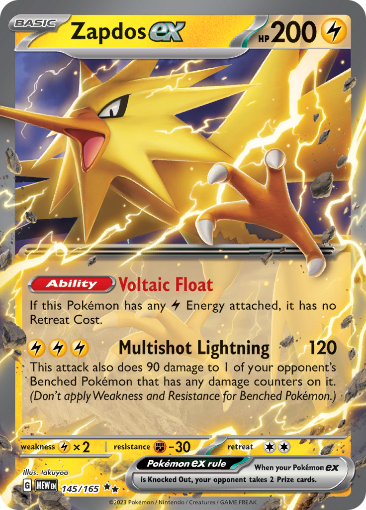 Zapdos ex (145/165) [Scarlet & Violet 151] | Odin's Place