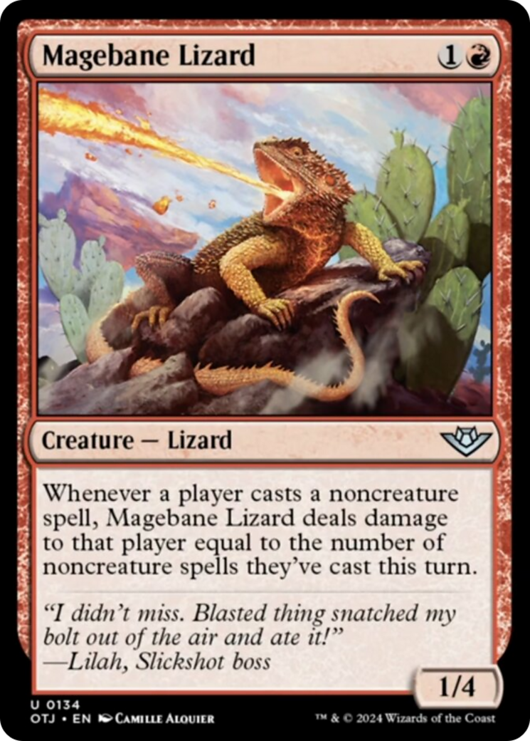 Magebane Lizard [Outlaws of Thunder Junction] | Odin's Place