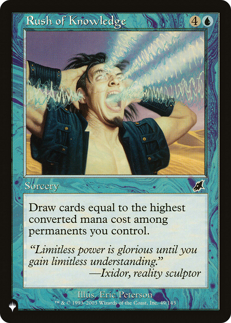 Rush of Knowledge [The List] | Odin's Place