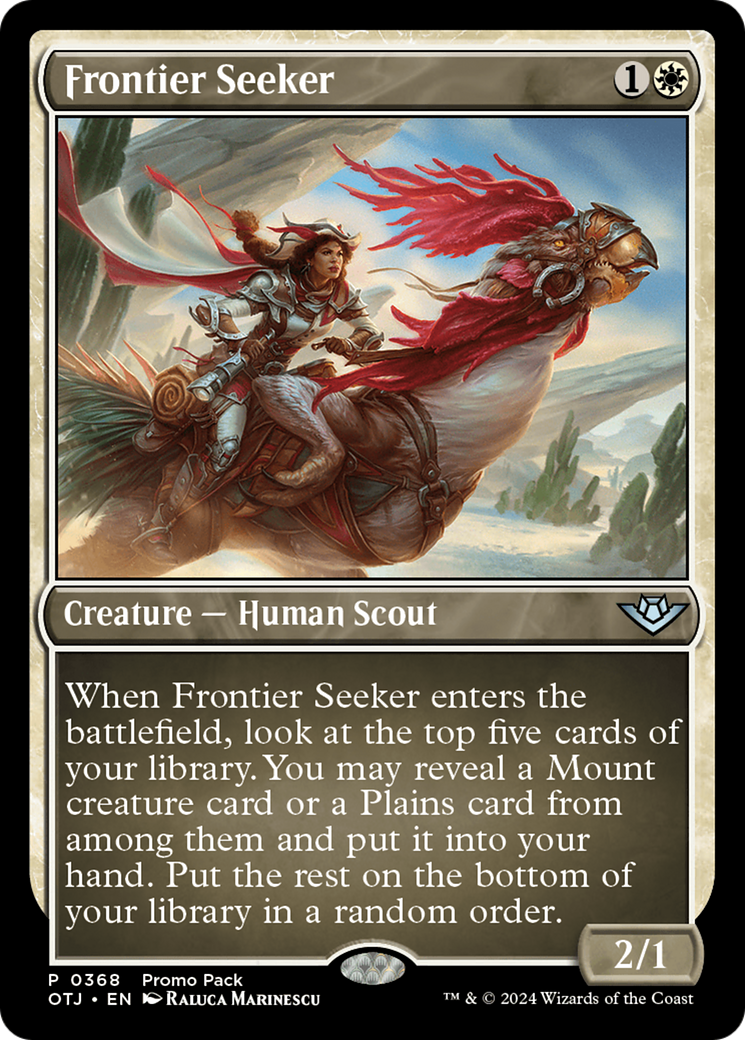 Frontier Seeker (Promo Pack) [Outlaws of Thunder Junction Promos] | Odin's Place