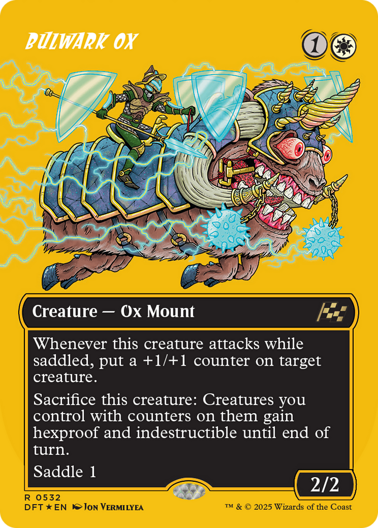 Bulwark Ox (Borderless) (First-Place Foil) [Aetherdrift] | Odin's Place