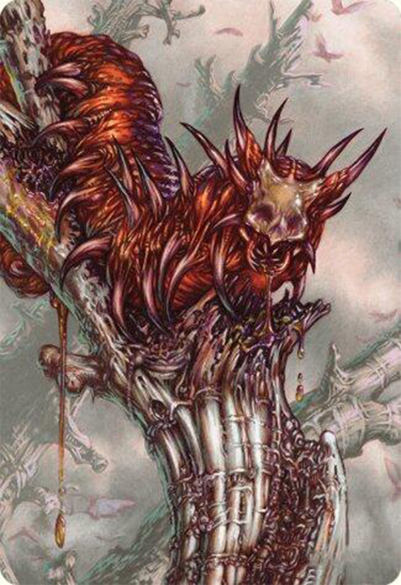 Grist, Voracious Larva Art Card [Modern Horizons 3 Art Series] | Odin's Place