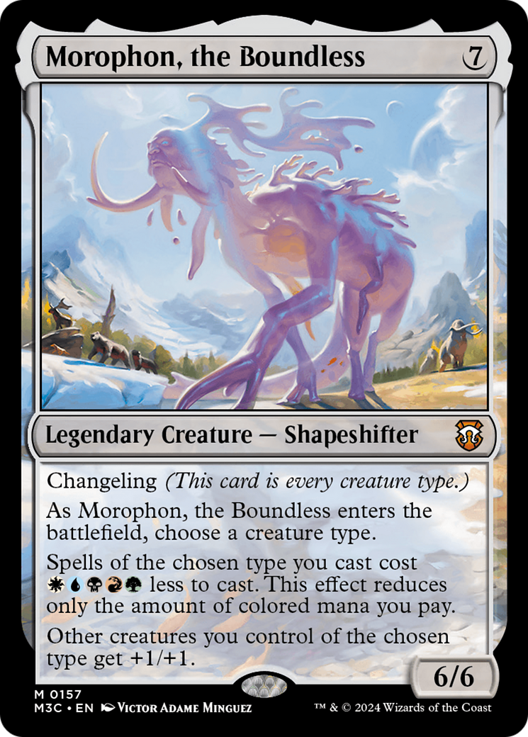 Morophon, the Boundless (Ripple Foil) [Modern Horizons 3 Commander] | Odin's Place