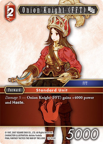 Onion Knight (FFT) [Opus XIII: Crystal Radiance] | Odin's Place