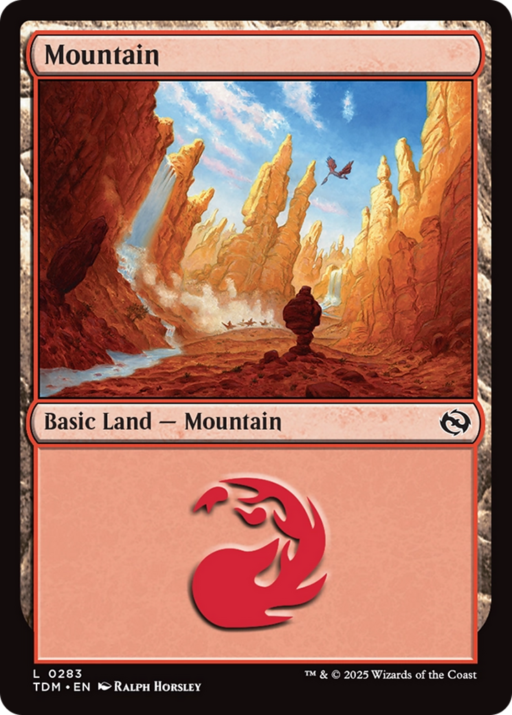 Mountain (0283) [Tarkir: Dragonstorm] | Odin's Place
