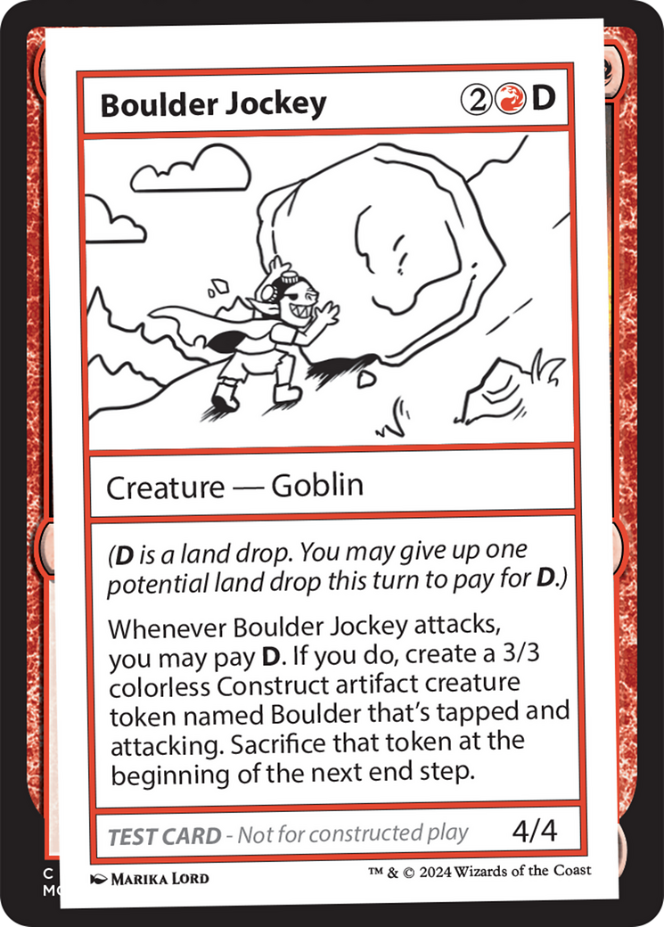 Boulder Jockey [Mystery Booster 2 Playtest Cards] | Odin's Place