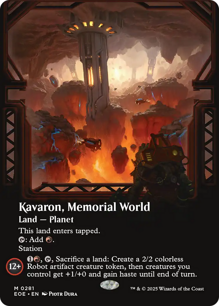 Kavaron, Memorial world (Borderless) [Edge of Eternities] | Odin's Place
