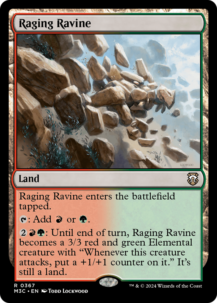 Raging Ravine (Ripple Foil) [Modern Horizons 3 Commander] | Odin's Place