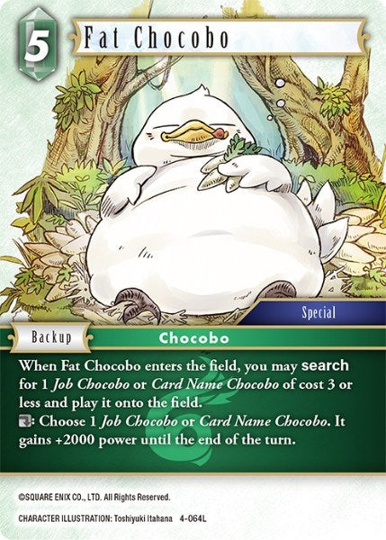 Fat Chocobo [Opus IV] | Odin's Place