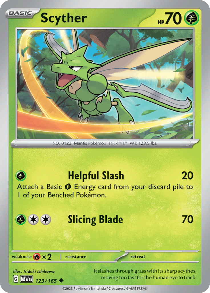 Scyther (123/165) [Scarlet & Violet 151] | Odin's Place