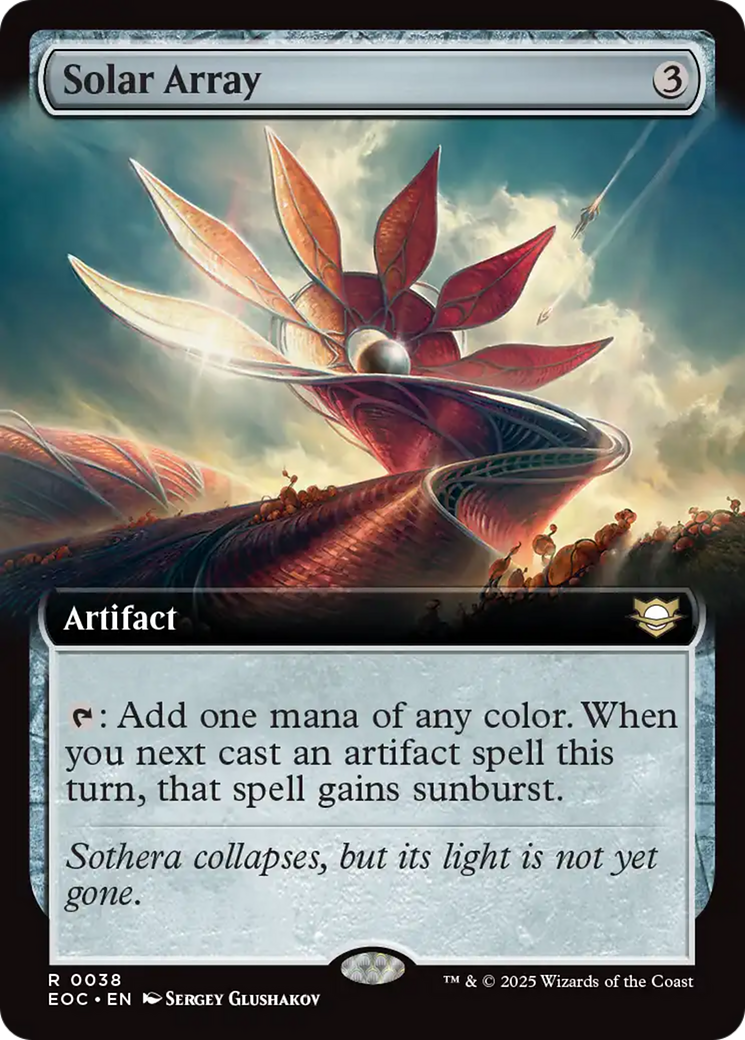 Solar Array (Extended Art) [Edge of Eternities Commander] | Odin's Place