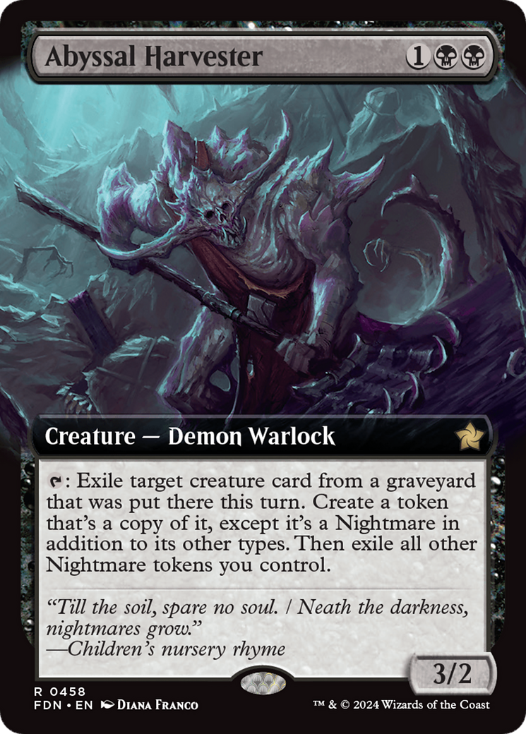 Abyssal Harvester (Extended Art) [Foundations] | Odin's Place