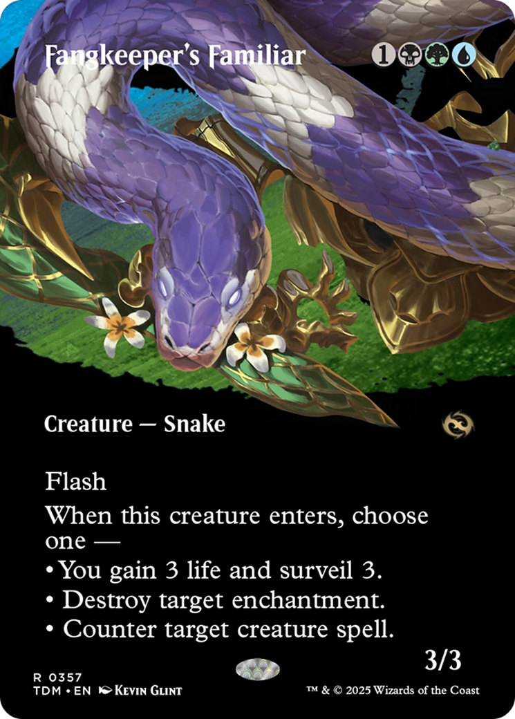 Fangkeeper's Familiar (Borderless) [Tarkir: Dragonstorm] | Odin's Place