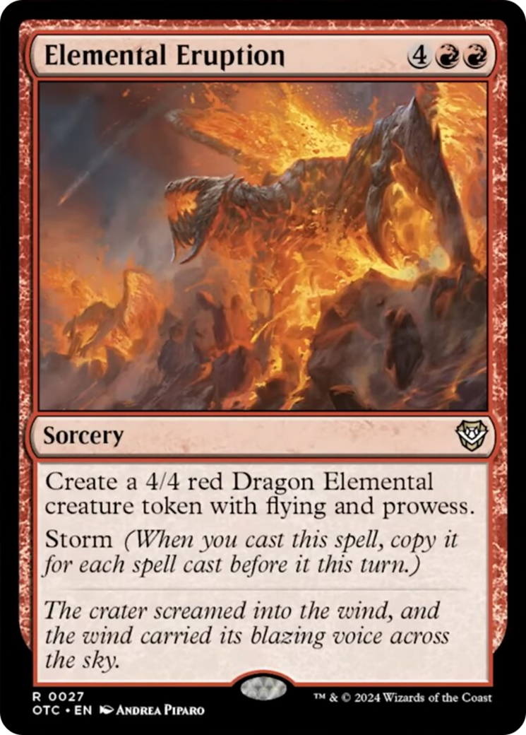 Elemental Eruption [Outlaws of Thunder Junction Commander] | Odin's Place