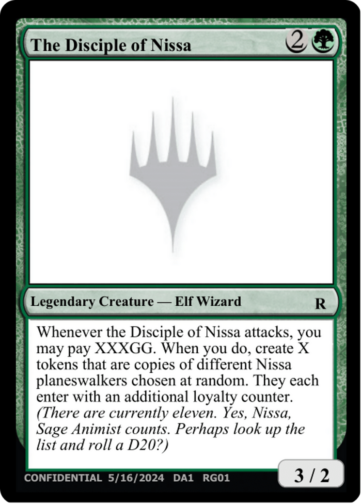 The Disciple of Nissa [Unknown Event] | Odin's Place