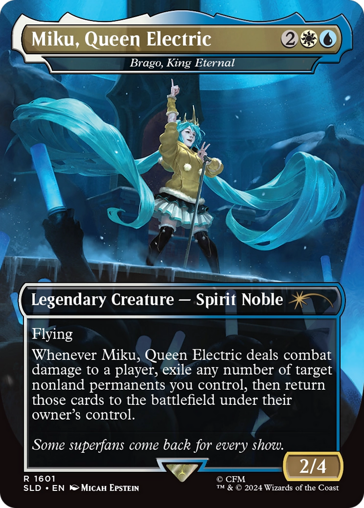 Miku, Queen Electric - Brago, King Eternal (Rainbow Foil) [Secret Lair Drop Series] | Odin's Place
