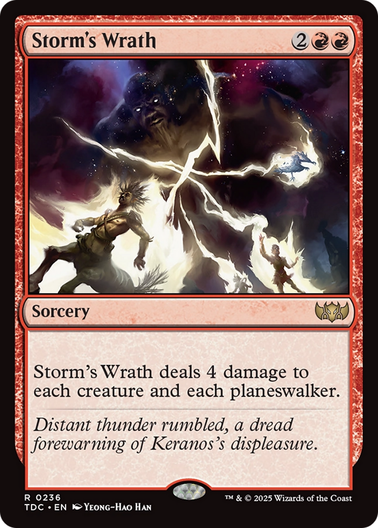Storm's Wrath [Tarkir: Dragonstorm Commander] | Odin's Place