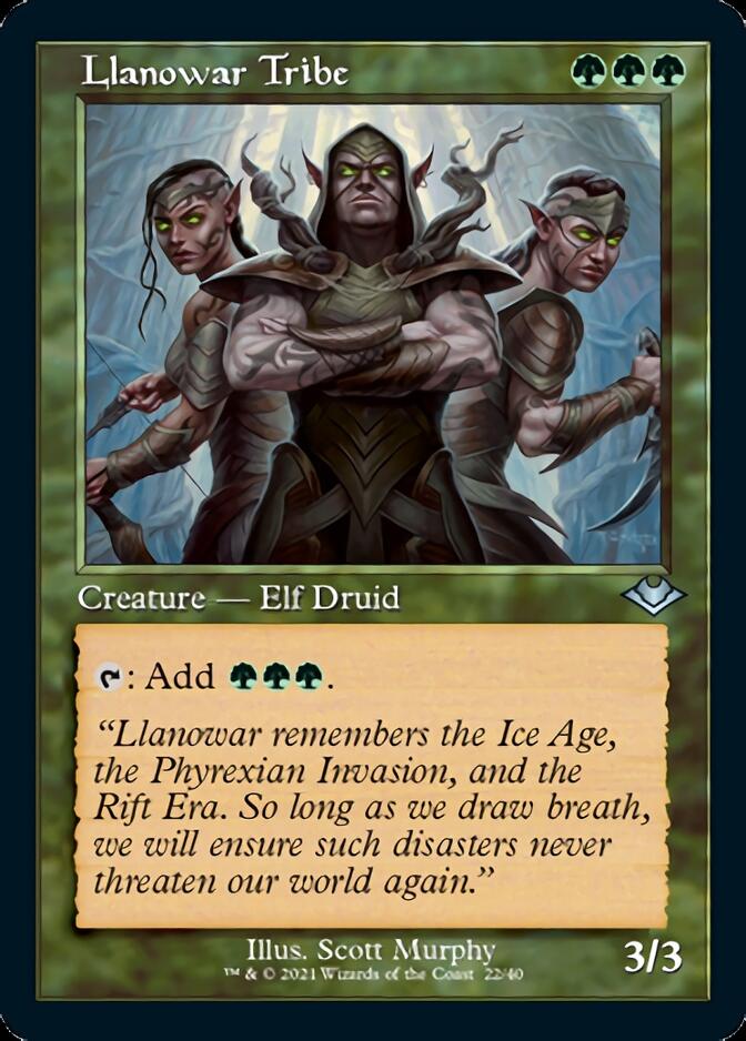 Llanowar Tribe (Retro) [Modern Horizons] | Odin's Place