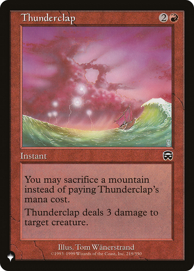 Thunderclap [The List] | Odin's Place