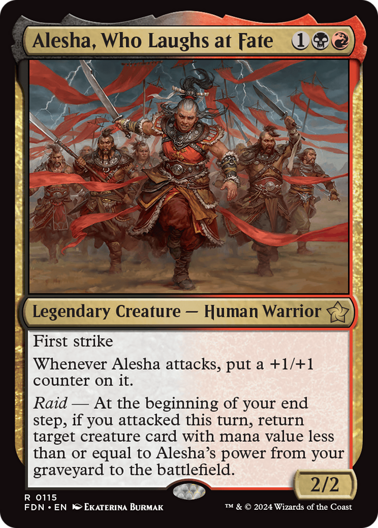 Alesha, Who Laughs at Fate [Foundations] | Odin's Place