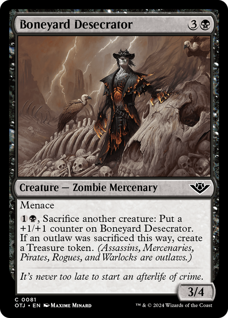 Boneyard Desecrator [Outlaws of Thunder Junction] | Odin's Place