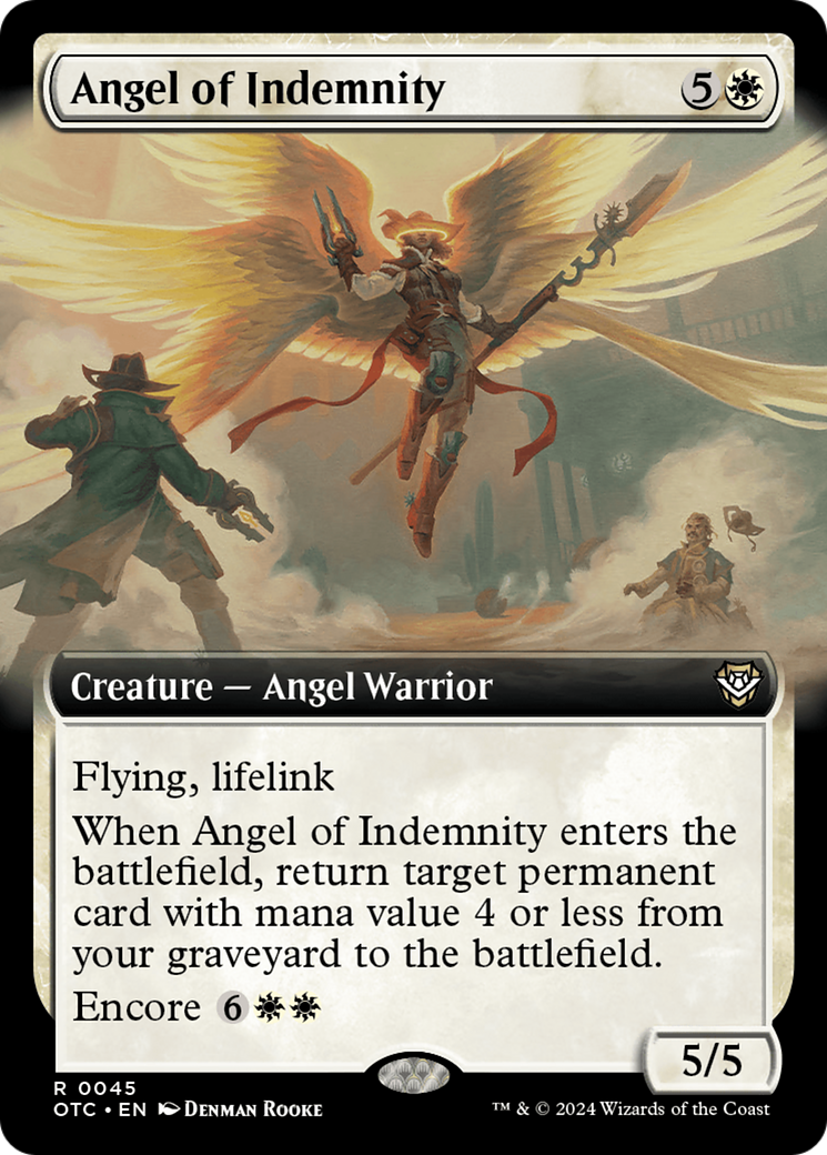 Angel of Indemnity (Extended Art) [Outlaws of Thunder Junction Commander] | Odin's Place