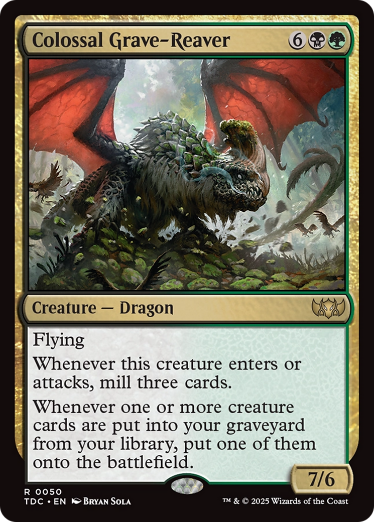 Colossal Grave-Reaver [Tarkir: Dragonstorm Commander] | Odin's Place