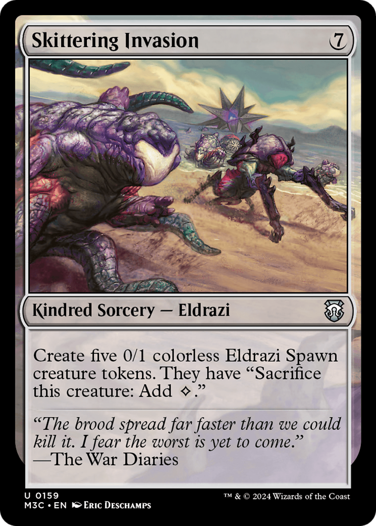 Skittering Invasion (Ripple Foil) [Modern Horizons 3 Commander] | Odin's Place